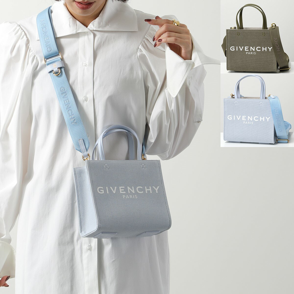 GIVENCHY ジバンシィ ショルダーバッグ G-TOTE MINI BB50N0B1QY レディース ハンドバッグ ミニトートバッグ ロゴ 鞄 カラー2色