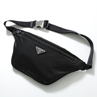 PRADA プラダ ボディバッグ 2VL033 OOO 2DMH レディース Re Nylon リナイロン サフィアーノレザー ベルトバッグ トライアングルロゴ 鞄 F0002/NERO