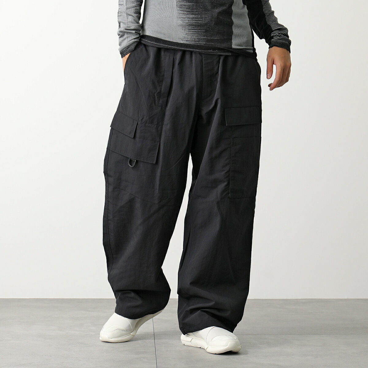 Y-3 ワイスリー カーゴパンツ CR NYL PANTS クリンクル ナイロン パンツ H63050 メンズ BLACK