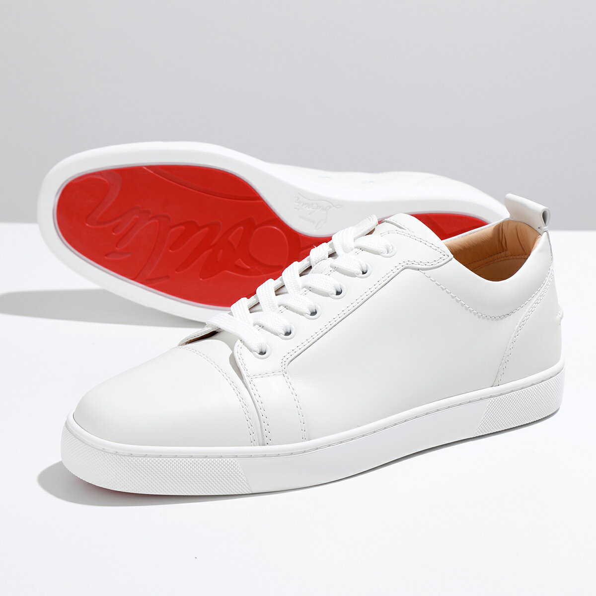 Christian Louboutin クリスチャンルブタン スニーカー LOUIS JUNIOR ルイスジュニア 1130548 メンズ レザー シューズ ローカット 靴 WH01/WHITE【po_fifth】