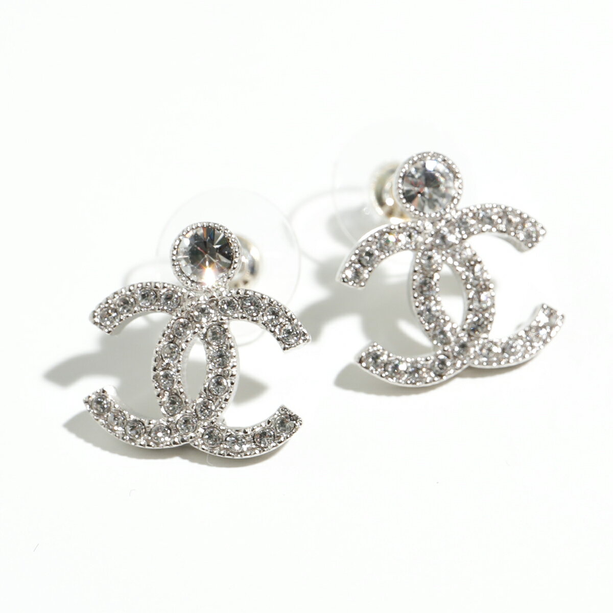 CHANEL シャネル ピアス ABC163 B14705 レディース ラインストーン クリスタル装飾 ココマーク CCロゴ NS703のサムネイル