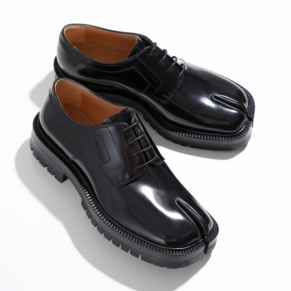 MAISON MARGIELA メゾンマルジェラ 22 レースアップシューズ Tabi タビ S58WQ0134 P3827 レディース レザー クリートソール シューズ 靴 H8396のサムネイル
