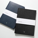 MONTBLANC モンブラン ノートブック STA NOTEBOOK NO146 113294 113593 メンズ ステーショナリー ライン入り レザー ロゴ カラー2色