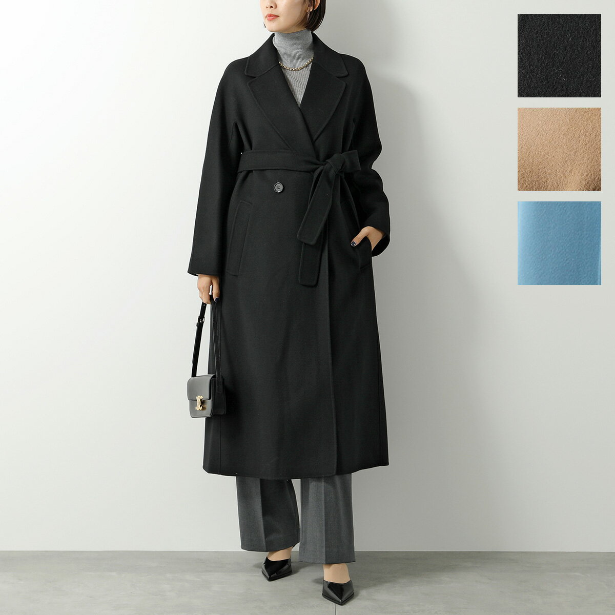 S MAX MARA エス マックスマーラ ガウンコート ELIOT レディース ウール ベルト付き ロングコート カラー3色のサムネイル
