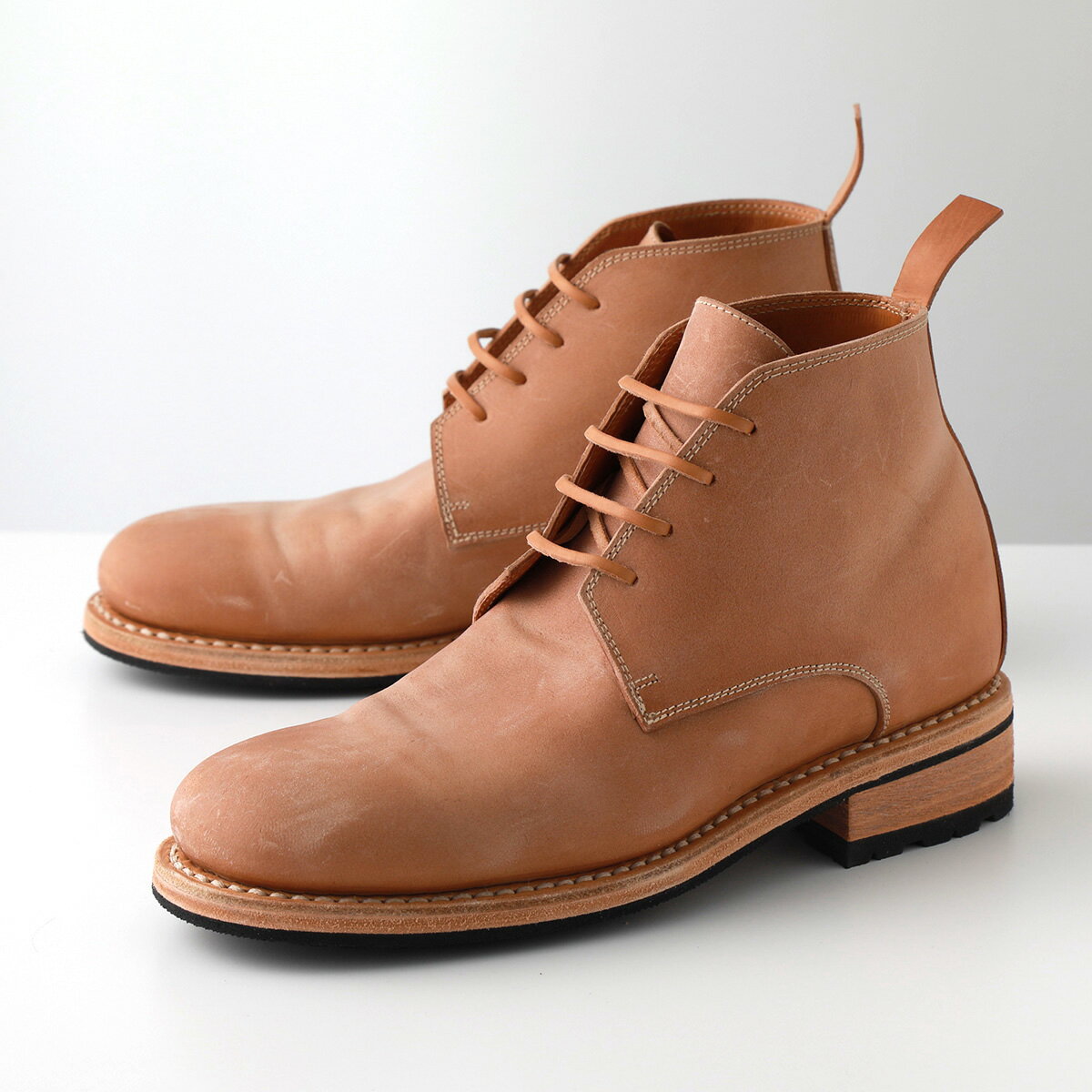 GUIDI グイディ ブーツ Rosellini ロゼリーニ RUGGERO1906 ルッジェーロ メンズ ホールブーツ デザートブーツ レザー レースアップ シューズ 靴 NATURALE