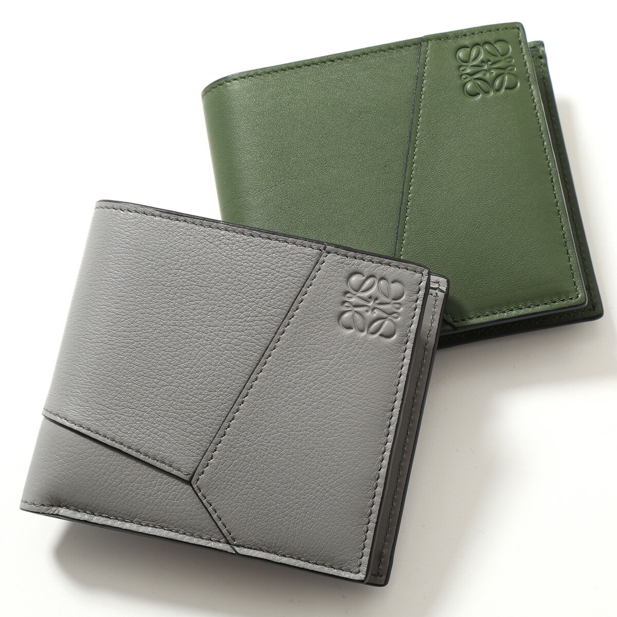 LOEWE ロエベ 二つ折り財布 PUZZLE BIFOLD パズル バイフォールド C510501X06 レディース レザー アナグラム ミニ財布 カラー2色