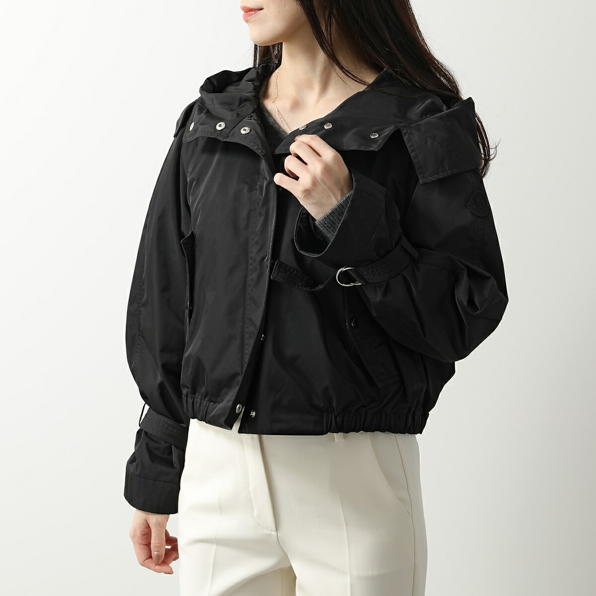 MONCLER モンクレール ジャケット HOULGATE オルガット 1A00109 54A1K レディース フード付き ブルゾン アイコンパッチ 999【cp_ten】【po_jyuuu】のサムネイル