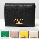 VALENTINO ヴァレンティノ 二つ折り財布 3W2P0R39SNP レディース レザー スモール ミニ財布 Vロゴメタル カラー5色【cp_ten】【po_fifth】