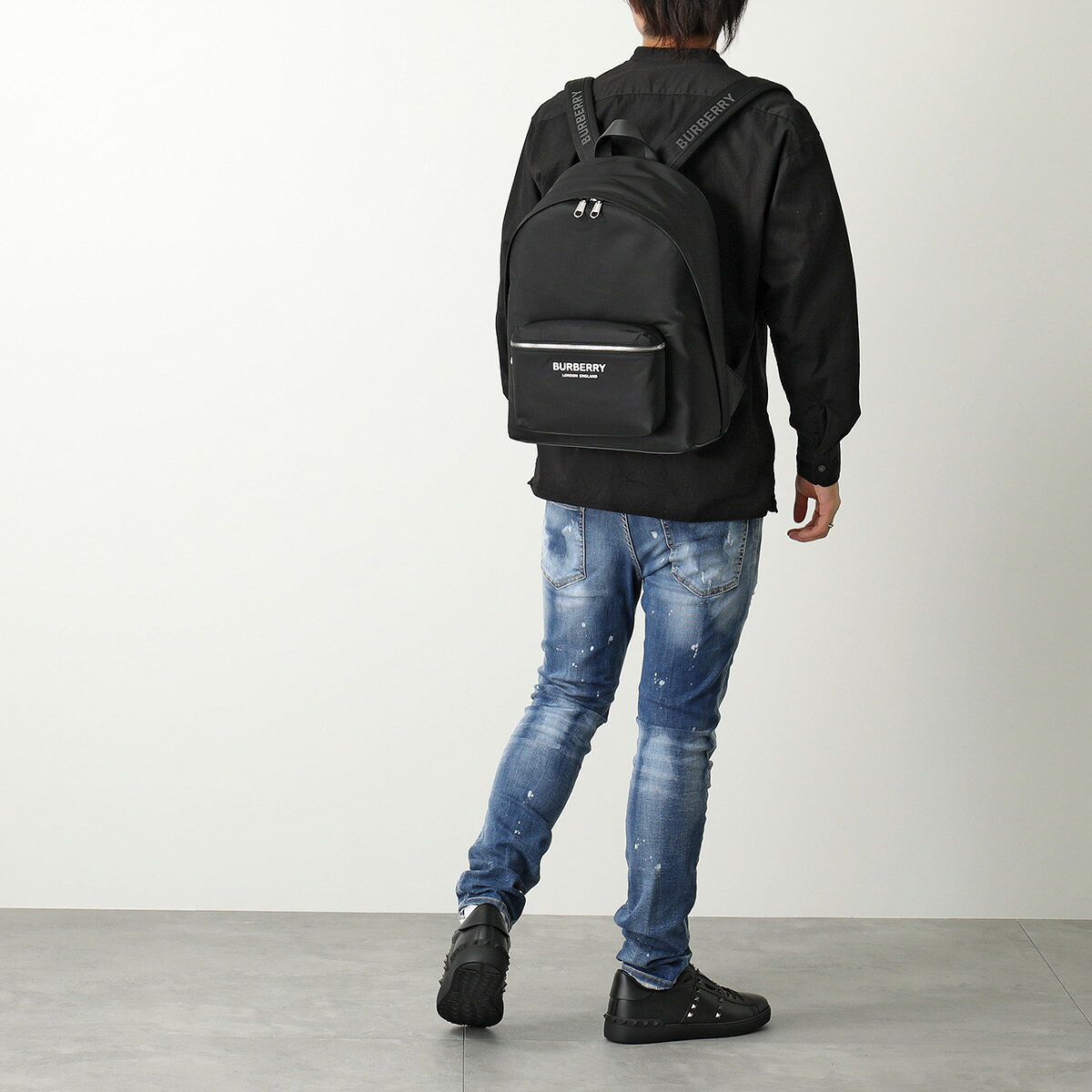 BURBERRY バーバリー バックパック JETT 8063495 メンズ ラバーロゴ ナイロン リュック 鞄 A1189 B auc-marks-run-10472817 インポートセレクトmusee サンプル画像2
