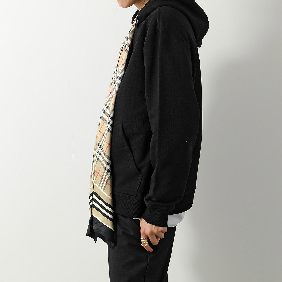 10％OFF ・9 4-20時～ BURBERRY バーバリー パーカー FERN SILK CHK 8066972 レディース auc-marks-run-10503222 インポートセレクトmusee サンプル画像3