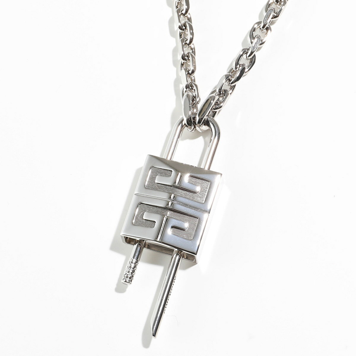 GIVENCHY ジバンシィ ネックレス LOCK ロック BF00GZF003 レディース ペンダント アクセサリー 4G 040/SILVERY