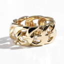 GIVENCHY ジバンシィ リング G CHAIN RING BF30CKF003 レディース 指輪 アクセサリー Gチェーン チェーンリング ブラス ロゴ刻印 710/GOLDEN-YELLOW