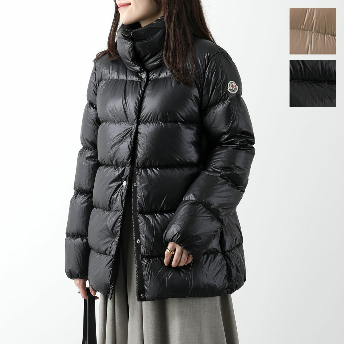 MONCLER モンクレール ダウンジャケット COCHEVIS コシェビ 1A00144 595ZZ レディース ナイロン スタンドカラー アイコンパッチ カラー2色のサムネイル