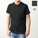 EMPORIO ARMANI エンポリオアルマーニ 半袖 Tシャツ 8N1TQ6 1JRGZ カットソー コットン イーグルロゴ クルーネック カラー2色