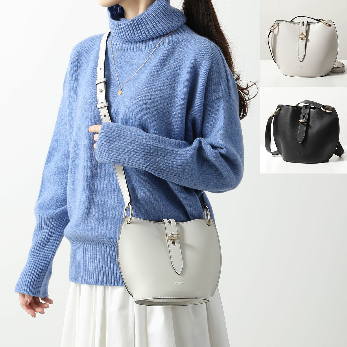 Furla フルラ ショルダーバッグ UNICA MINI CROSSBODY ウニカ WB00913 AX0733 レディース レザー クロスボディ 鞄 カラー2色