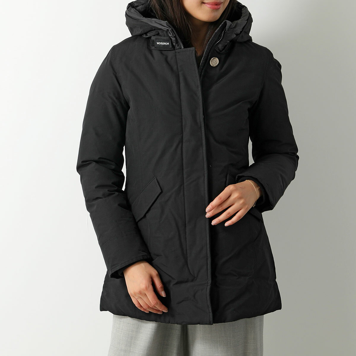 WOOLRICH KIDS ウールリッチ キッズ ダウンジャケット ARCTIC PARKA CFWKOU0223 FRUT0641 レディース フーテッド ダウンコート BLACK