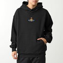 Vivienne Westwood ヴィヴィアンウエストウッド パーカー PULLOVER SWEATSHIRT 3I010003 J0006 メンズ プルオーバー スウェット N401/BLACK【po_fifth】