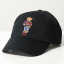 Polo Ralph Lauren ポロラルフローレン キャップ CLS SPRT CAP 710917436 メンズ ベースボールキャップ コットン ポロベア ロゴ 刺繍 帽子 BLACK【po_fifth】