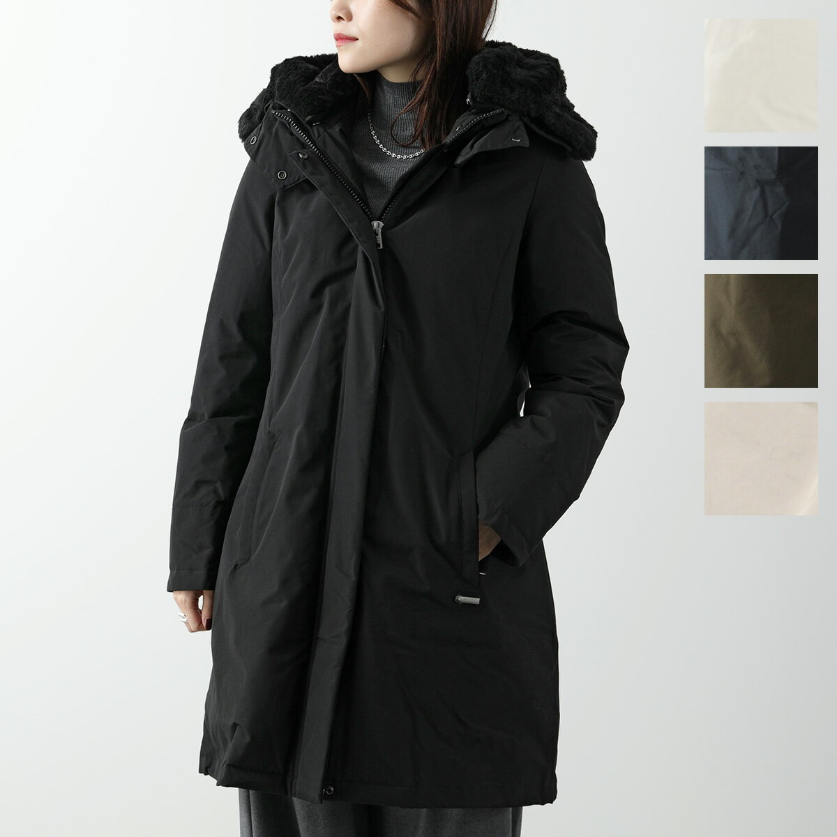 WOOLRICH ウールリッチ ダウンコート BOW BRIDGE PARKA ボウブリッジパーカー WWOU0551FR UT0001 レディース エコファーフード付き VIRALOFF カラー5色