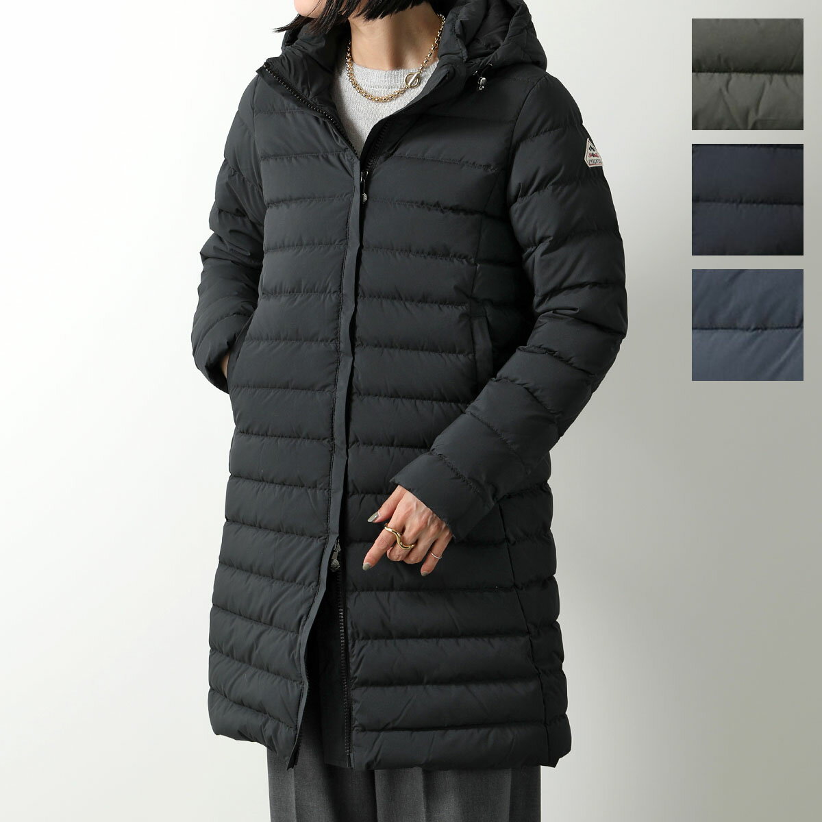 ピレネックス ダウン（レディース） PYRENEX ピレネックス ダウンジャケット SPOUTNIC 2 SOFT COAT スプートニック HWS006 レディース ロング ダウンコート フーデッド カラー4色