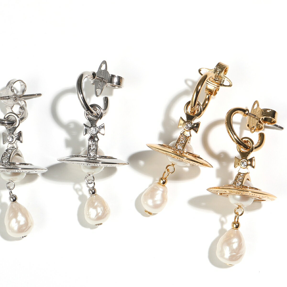 Vivienne Westwood ヴィヴィアンウエストウッド ピアス ALEKSA アレクサ 62030072 レディース オーブ パール クリスタル装飾 カラー2色