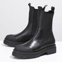 QUSHELI クシェリ ショートブーツ 38122 レディース レザー サイドゴア チェルシーブーツ 靴 1-BLACK【cp_ten】