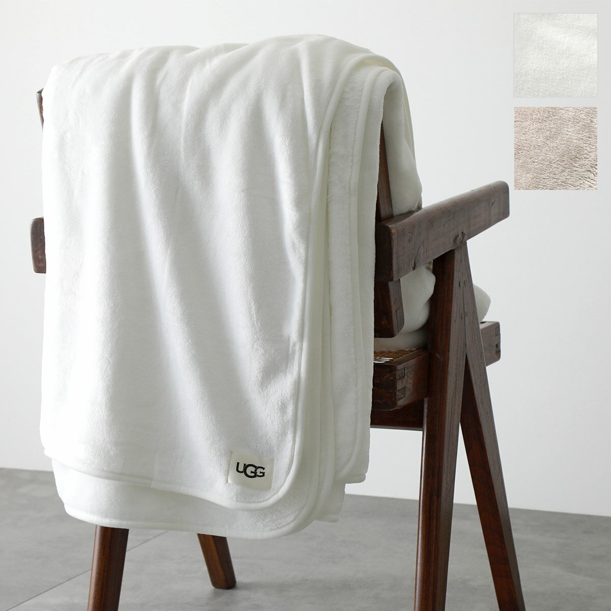 UGG アグ ブランケット DUFFIELD LARGE SPA THROW ダッフィールド ラージ スパ スロー 1019564 レディース 毛布 ひざ掛け ロゴタグ 大判 カラー2色】