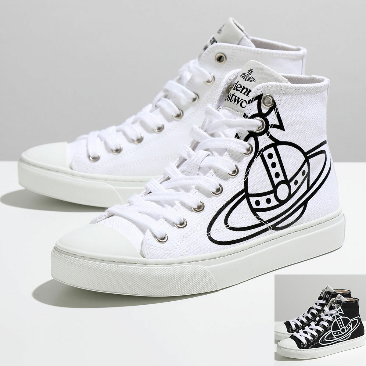 Vivienne Westwood ヴィヴィアンウエストウッド スニーカー PLIMSOLL HIGH TOP CANVAS 75010001W W0004 レディース ハイカット シューズ 靴 カラー2色