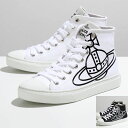 Vivienne Westwood ヴィヴィアンウエストウッド スニーカー PLIMSOLL HIGH TOP CANVAS 75010001W W0004 レディース ハイカット シューズ 靴 カラー2色