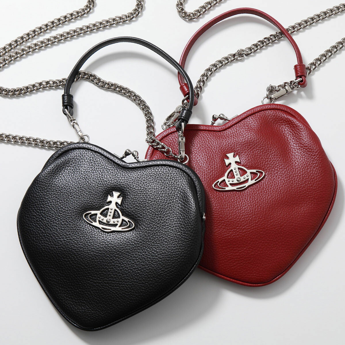 ヴィヴィアンウエストウッド ハンドバッグ（レディース） Vivienne Westwood ヴィヴィアンウエストウッド ショルダーバッグ BELLE HEART FRAME PURSE ベル ハート 4304006N S000D レディース グレイン ハンドバッグ がま口 鞄 カラー2色【point5】