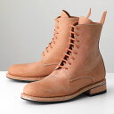 GUIDI グイディ ショートブーツ Rosellini ロゼリーニ GUIDO1918 メンズ レザー ホールブーツ レースアップ シューズ 靴 NATURALE