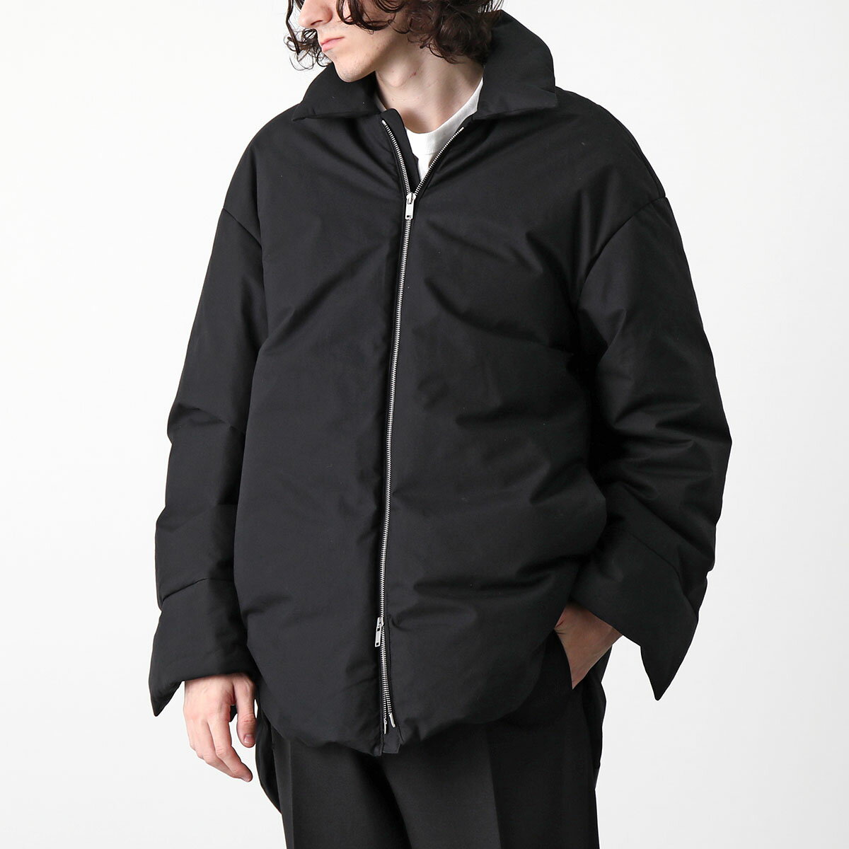 JIL SANDER+ ジルサンダー プラス ダウンジャケット J47AF0122 J45153 メンズ コットン スタンドカラー 001/BLACKのサムネイル