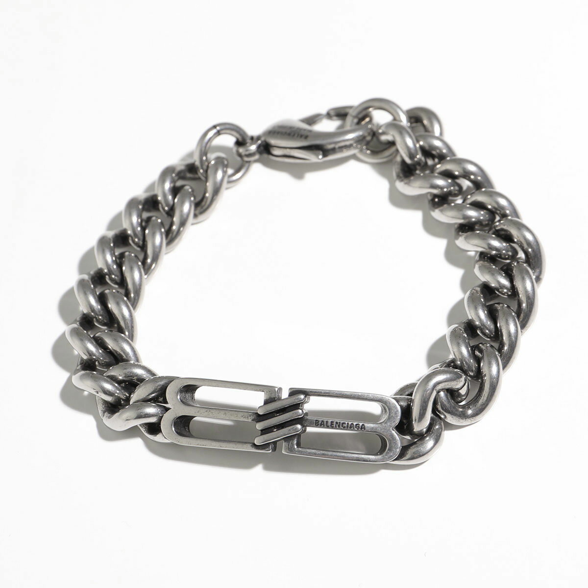 BALENCIAGA バレンシアガ ブレスレット BB ICON GOURMET BRACELET 718493 TZ99I レディース BBロゴ チェーン アクセサリー 0911【po_fifth】