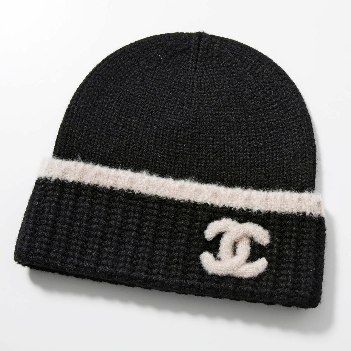 CHANEL シャネル ニット帽 AA9514 B14325 レディース カシミヤ ウール ココマーク CCロゴ ビーニー ニットキャップ 帽子 NR981のサムネイル
