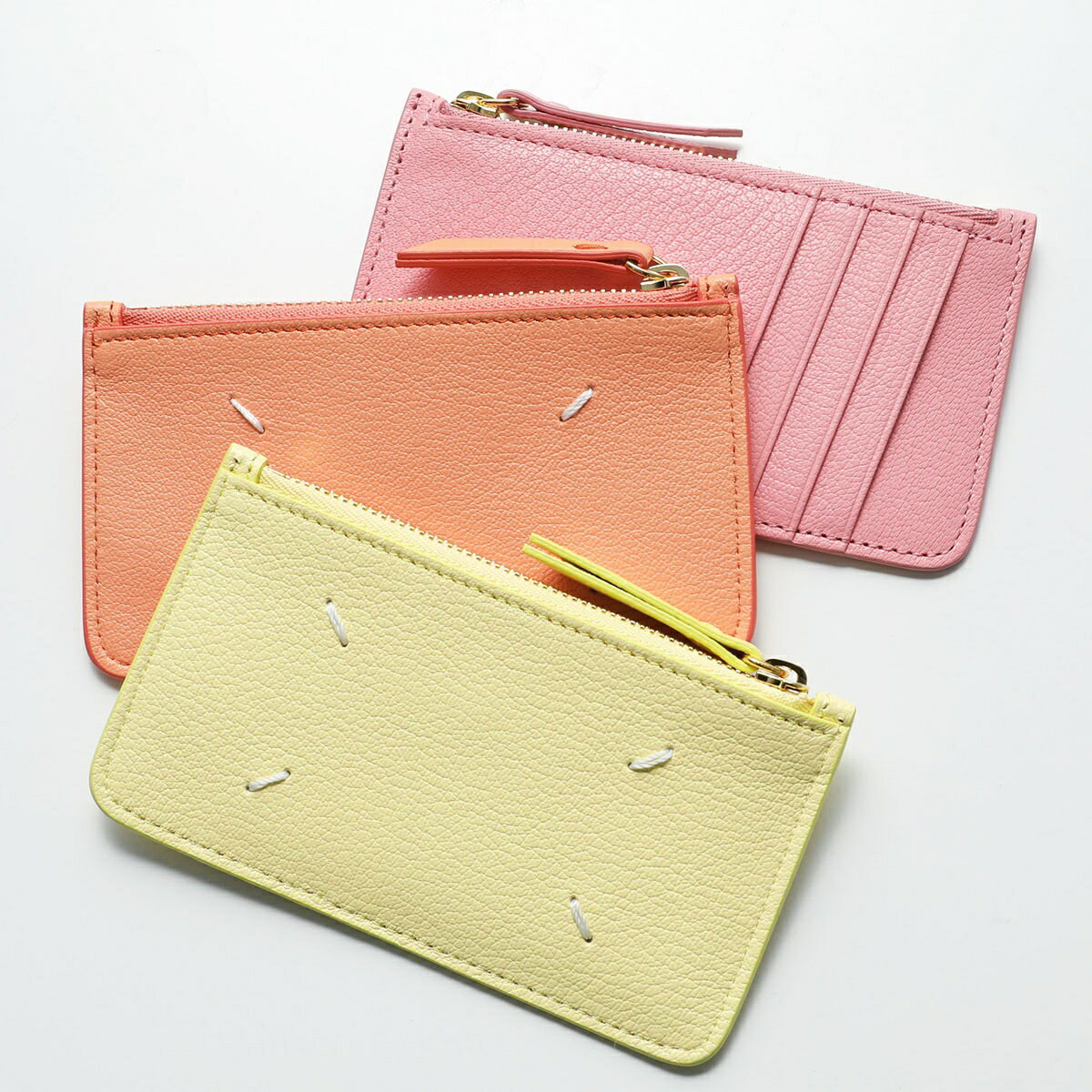 MAISON MARGIELA メゾンマルジェラ 11 フラグメントケース SA1VX0003 P4806 レディース レザー コインケース カードケース ミニ財布 4ステッチ カラー3色のサムネイル
