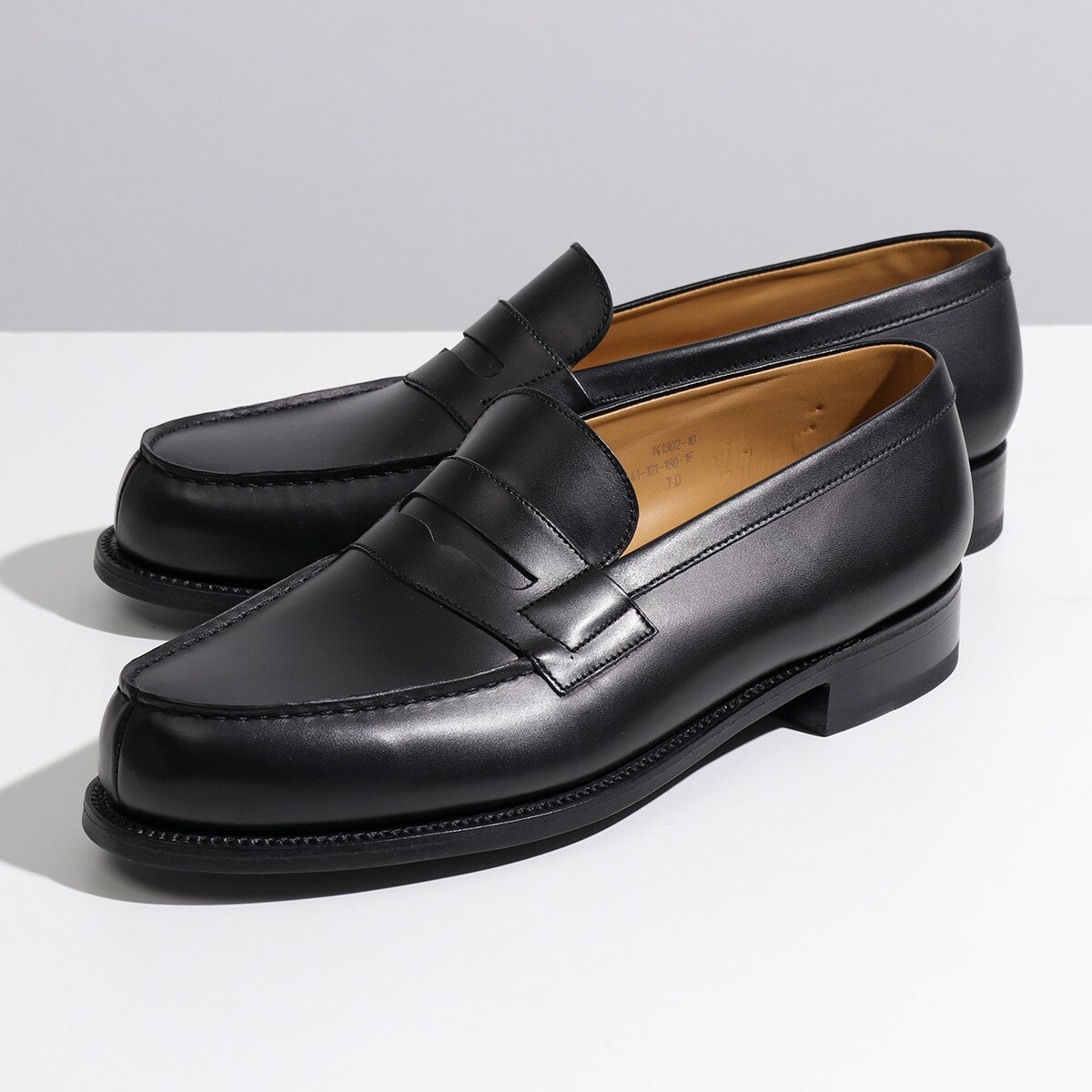 J.M. WESTON ジェイエムウエストン ローファー Signature Loafer #180 シグニチャー 11411011801F Dワイズ メンズ レザー シューズ 革靴 コイン Black