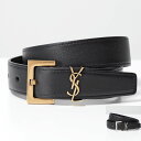 イヴサンローラン SAINT LAURENT サンローラン ベルト YSL BELT 3.0 634437 634440 BOO0W BOO0E BRM0E レディース モノグラム スクエアバックル レザー YSL カサンドラロゴ カラー3色【po_fifth】