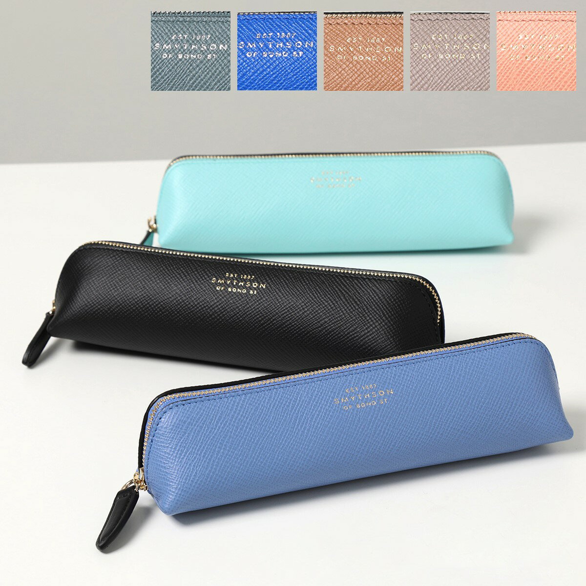 SMYTHSON スマイソン ペンケース PMA PENCIL CASE レディース メンズ レザー ペンシルケース 筆箱 カラー9色【cp_ten】 1