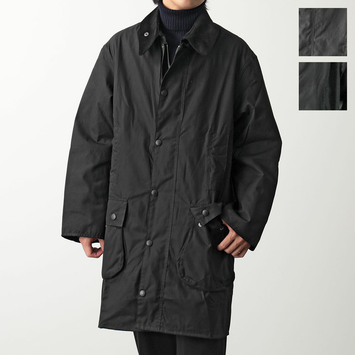 Barbour バブアー ワックスコート OS Border ボーダー MWX2089 メンズ オイルドコットン ワックス加工 ステンカラー ジャケット カラー3色