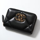 CHANEL シャネル コインケース AP3362 B04852 レディース ココマーク CCマーク ラムスキン カードケース ミニ財布 BLACK/GD【po_fifth】