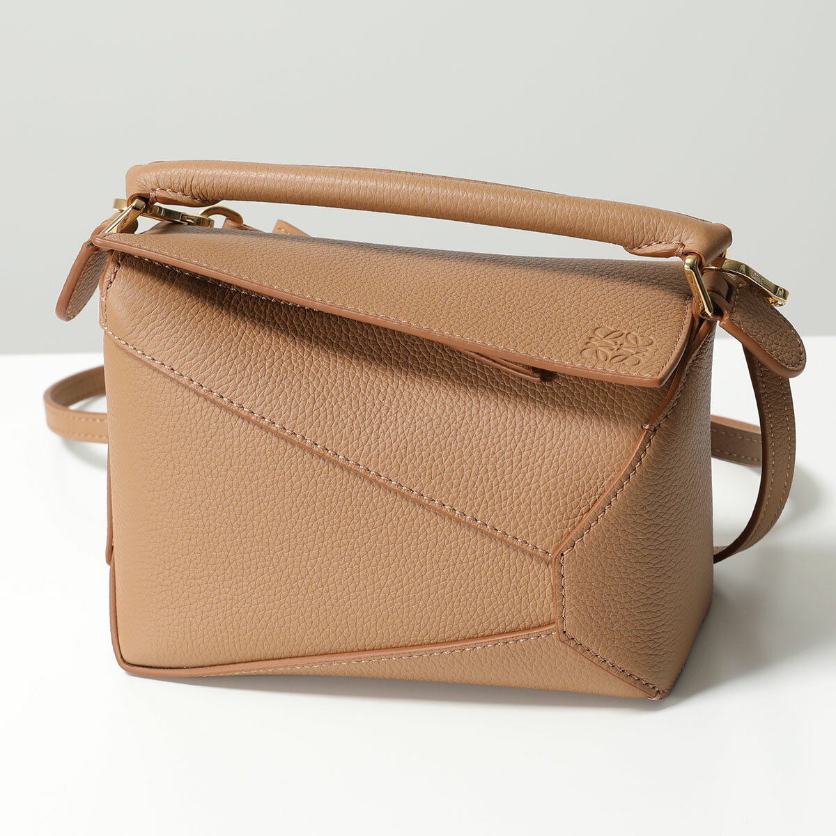 LOEWE ロエベ ショルダーバッグ PUZZLE EDGE MINI パズル エッジ ミニ A510P88X16 レディース アナグラム レザー 鞄 5542/TOFFEE【po_fifth】