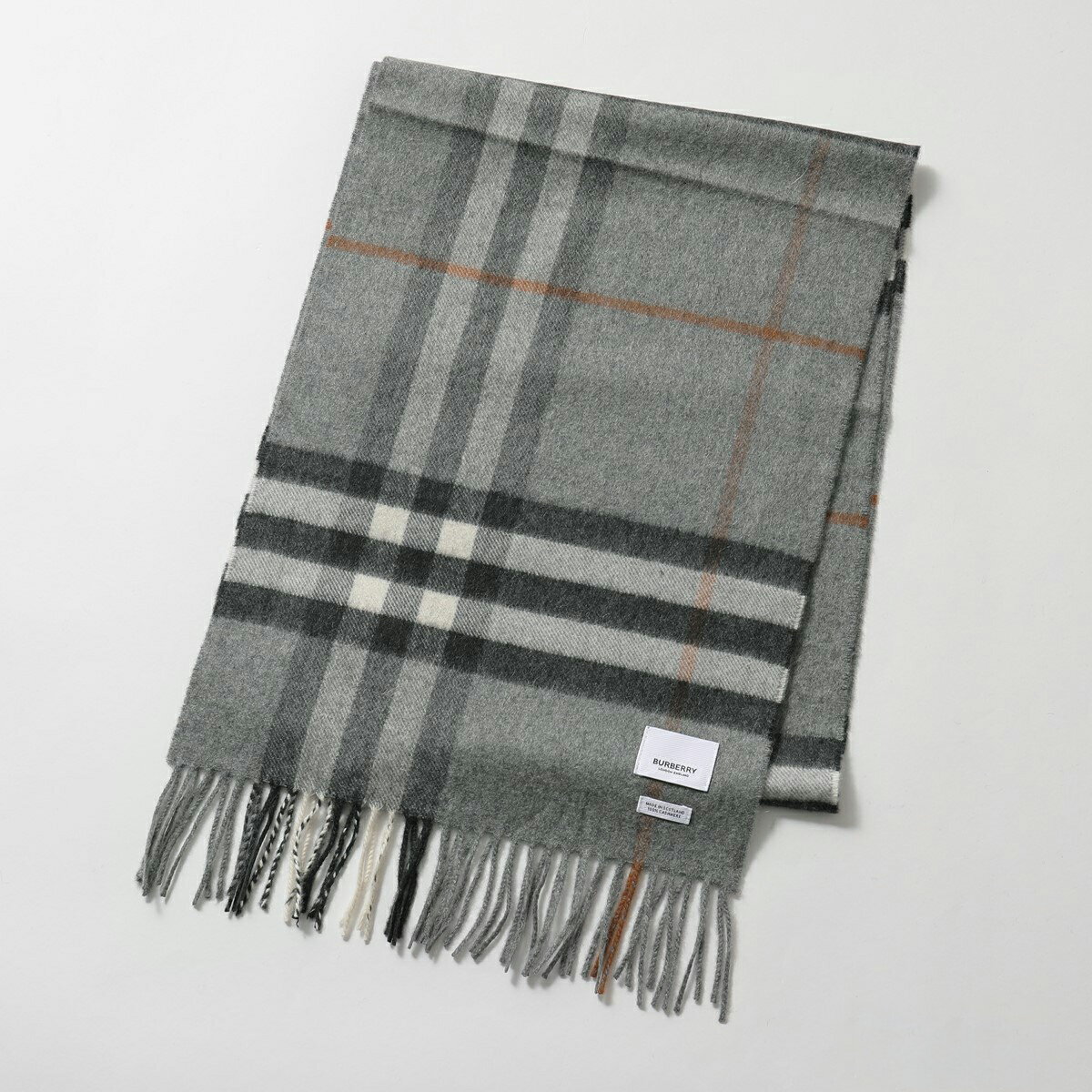 バーバリー BURBERRY バーバリー GIANT CHECK CASHMERE SCARF GIANT ICON カラー11色 カシミヤ マフラー フリンジ ストール バーバリーチェック メンズ