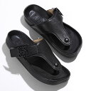 LOEWE ロエベ トングサンダル EASE SANDAL イーズ サンダル L814465X59 レディース アナグラム レザー フラット シューズ 靴 1100/NEGRO/BLACK【po_fifth】