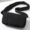 BOTTEGA VENETA ボッテガヴェネタ ショルダーバッグ MEDIUM PADDED CASSETTE ミディアム パテッド カセット 749878 VBO81 メンズ マキシイントレ 鞄 8803/BLACK-SILVER 749878VBO818803