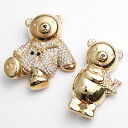 MAX MARA マックスマーラ ブローチ TEDDYBROOCH メタル テディ ブローチ レディース クリスタル クマ 熊 カラー2色【cp_ten】