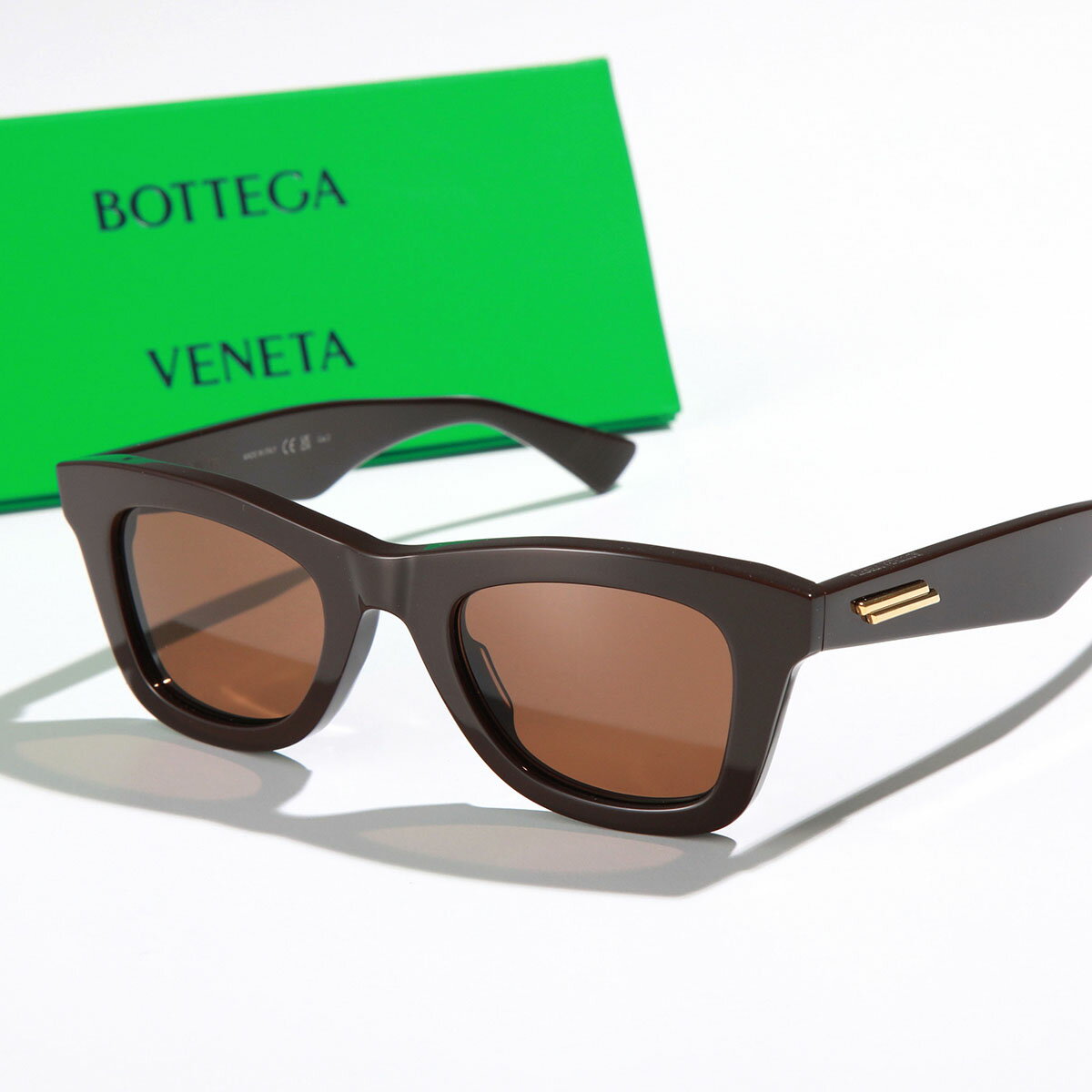 ボッテガ・ヴェネタ サングラス レディース BOTTEGA VENETA ボッテガヴェネタ サングラス BV1147S レディース ウェリントン型 メガネ ロゴ アイウェア 003/BROWN-BROWN-BROWN