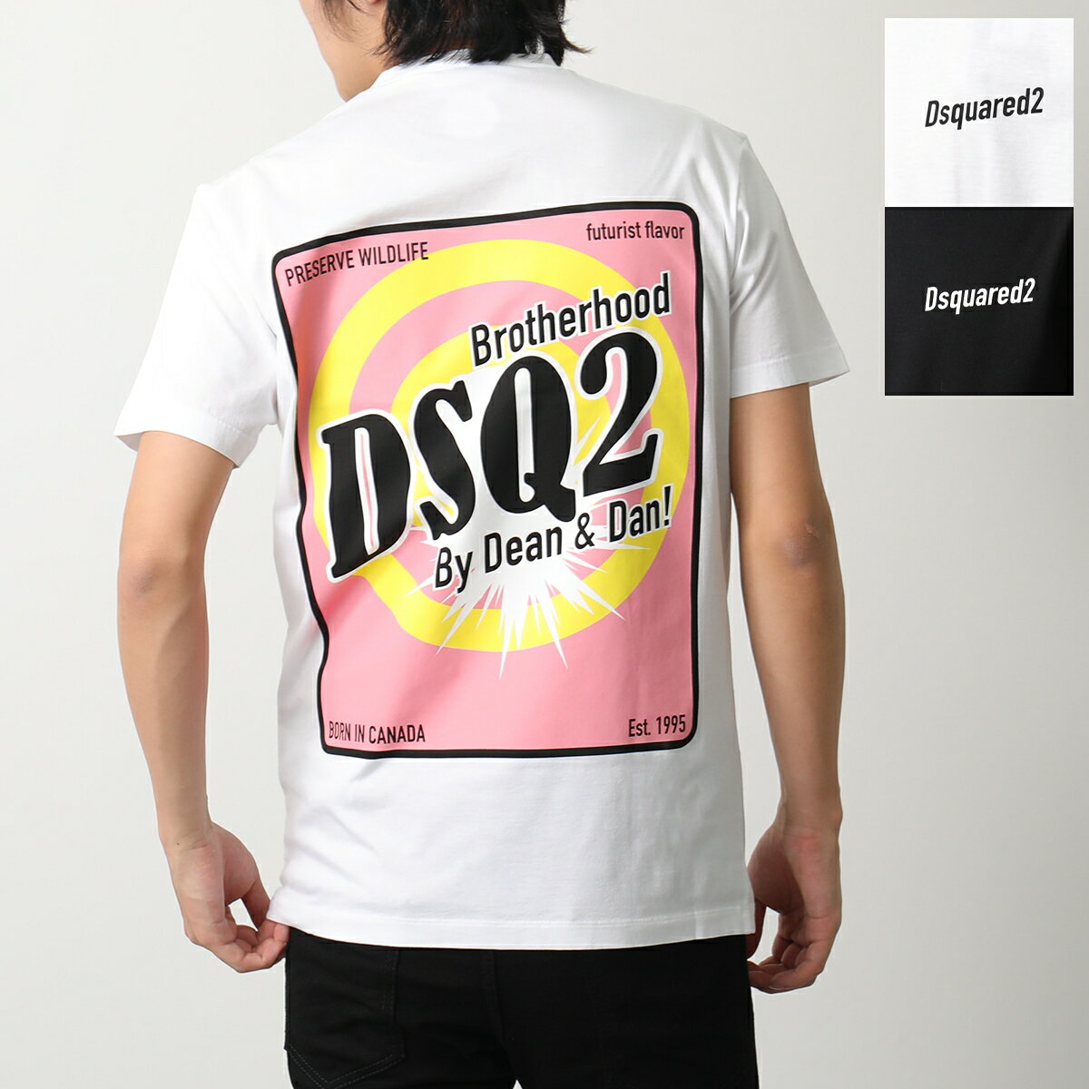 DSQUARED2 ディースクエアード Tシャツ COOL FIT T S74GD1224 S23009 メンズ 半袖 カットソー コットン クルーネック ロゴT カラー2色【point5】【TS10】