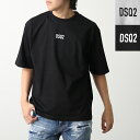 DSQUARED2 ディースクエアード Tシャツ LOOSE FIT T S74GD1267 S23009 メンズ 半袖 コットン カットソー クルーネック ロゴT カラー2色 【po_fifth】