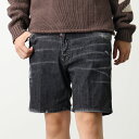 DSQUARED2 ディースクエアード ハーフパンツ MARINE SHORTS S74MU0826 S30503 メンズ デニムショーツ ショートパンツ ロゴ 900