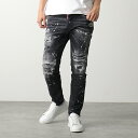 DSQUARED2 ディースクエアード ジーンズ SKATER JEANS スケーター S74LB1430 S30503 メンズ デニムパンツ ストレッチ ユーズドウォッシュ 900【cp_ten】